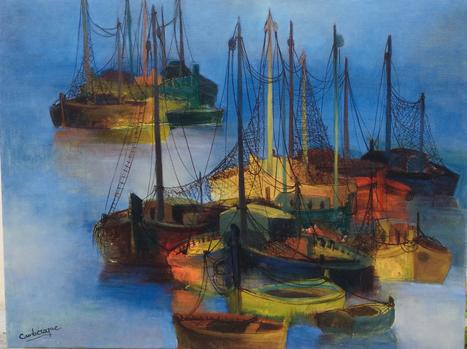 Jean Camberoque "Marine" Oeuvre Originale